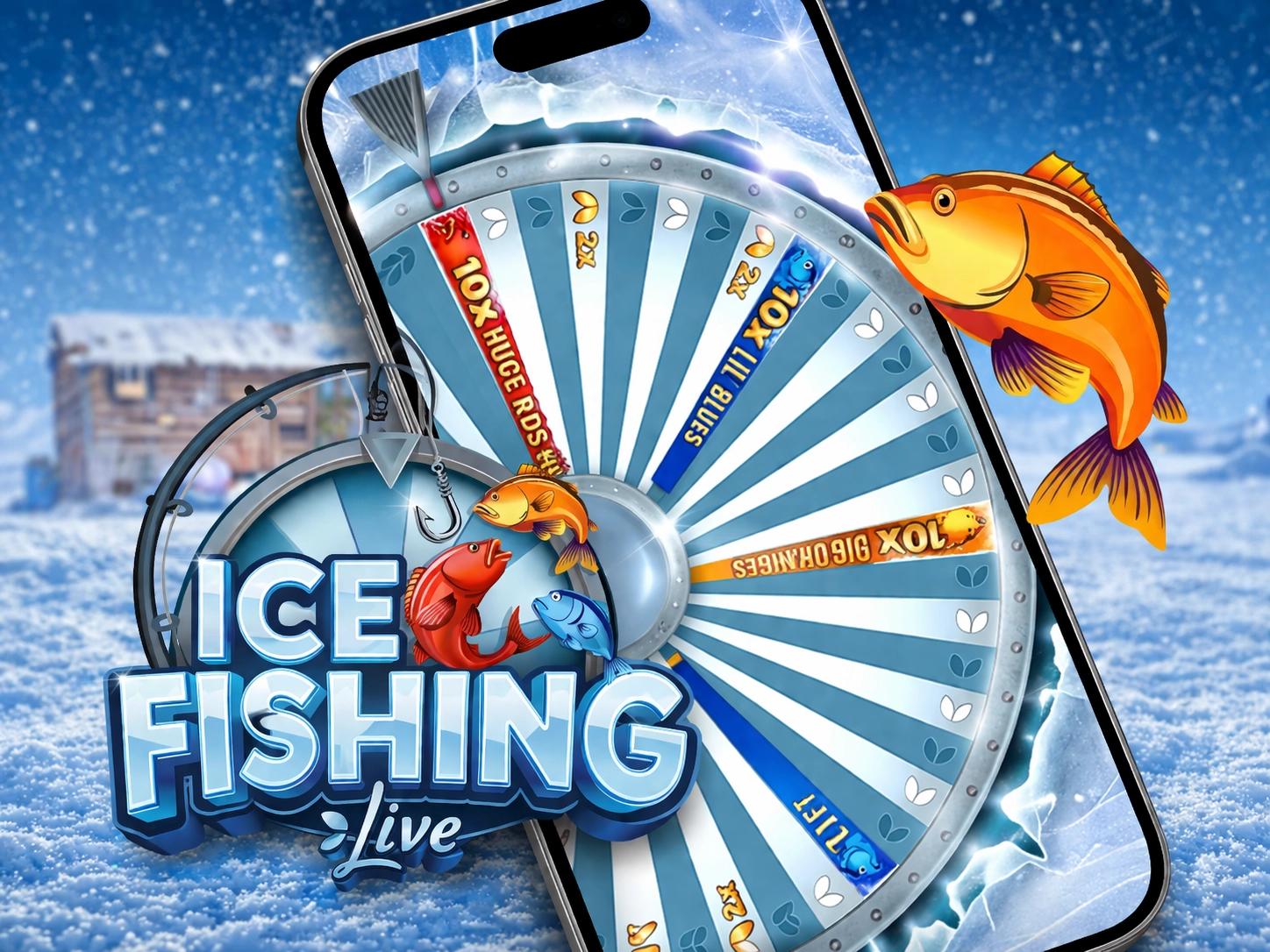 Mobile version of the Ice Fishing game